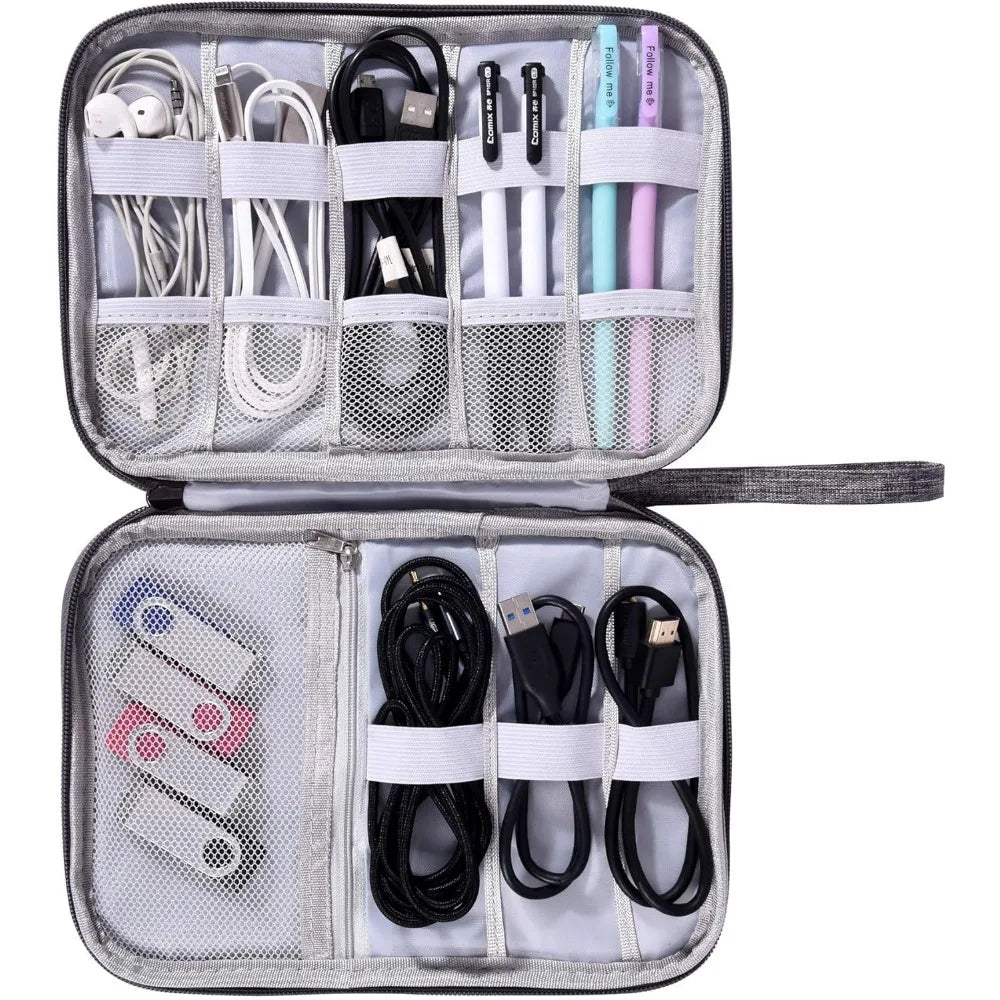 Electronics Organizer Bag Waterproof Carrying Pouch