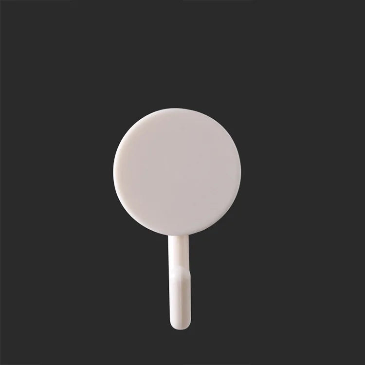 10PCS Self Adhesive Wall Hook Strong Without Drilling Coat Bag Bathroom